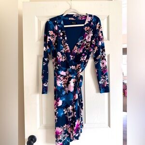 Thalia Navy Blue Dress Size Small